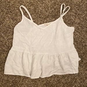 L white tank top